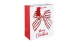 Eurowrap ajándéktasak (26,5x33x14 cm) piros masnis karácsonyi (6)